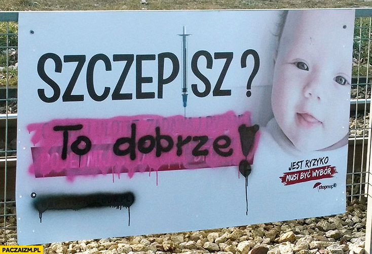 Łódź bojkotuje antyszczepionkowców. Ktoś zamazuje ich plakaty