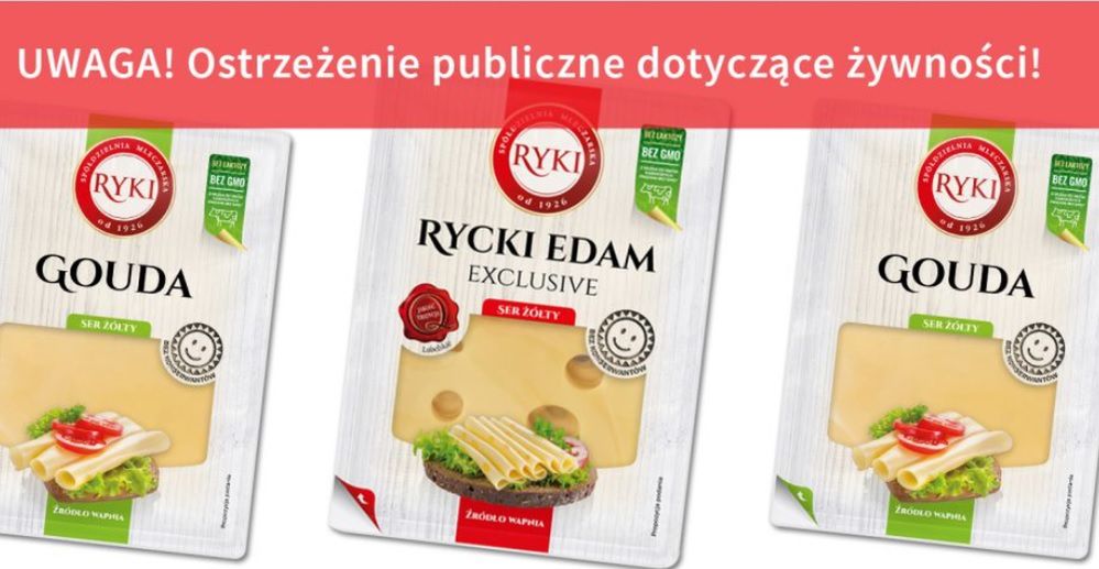 Uwaga na Ser Rycki Edam i Gouda. Wykryto w nim bakterię Listeria