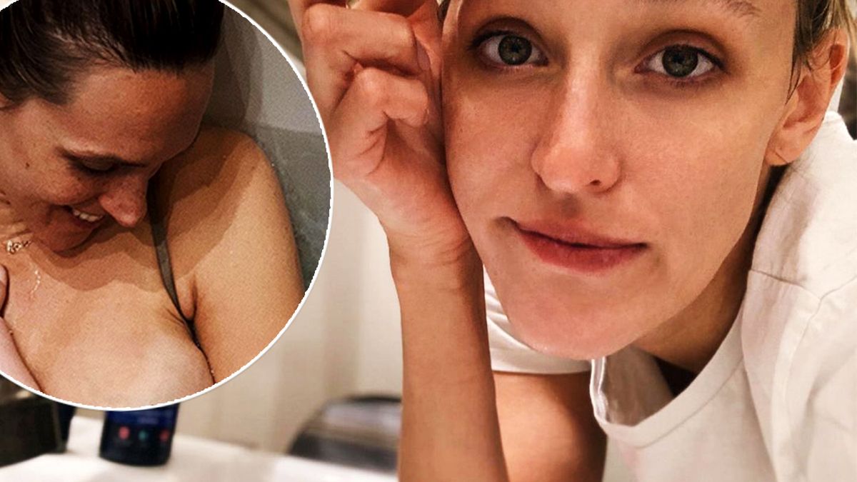 Ola Żebrowska w wannie