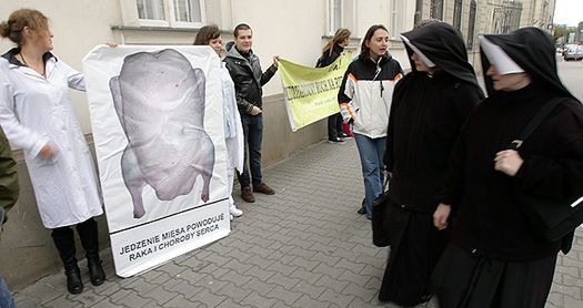 "Mięso skraca życie"