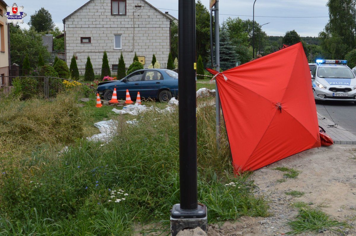 Lubelszczyzna. Samochód śmiertelnie potrącił pieszego. 43-latek zmarł na miejscu