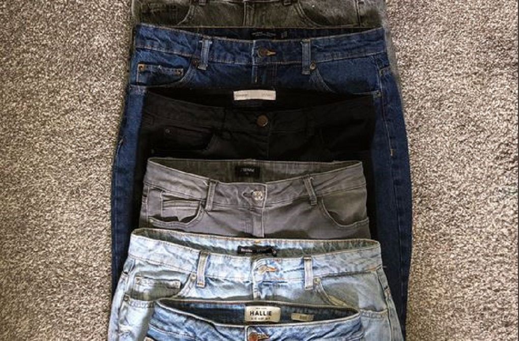 Wszystkie spodnie powyżej mają ten sam rozmiar