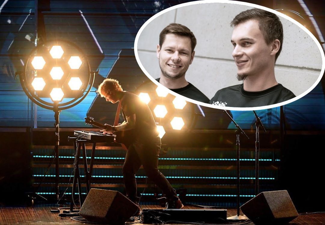 Założyciele Portman Lights – Dominik Zimakowski i Łukasz Sztejna – oświetlali m.in. koncert Eda Sheerana.