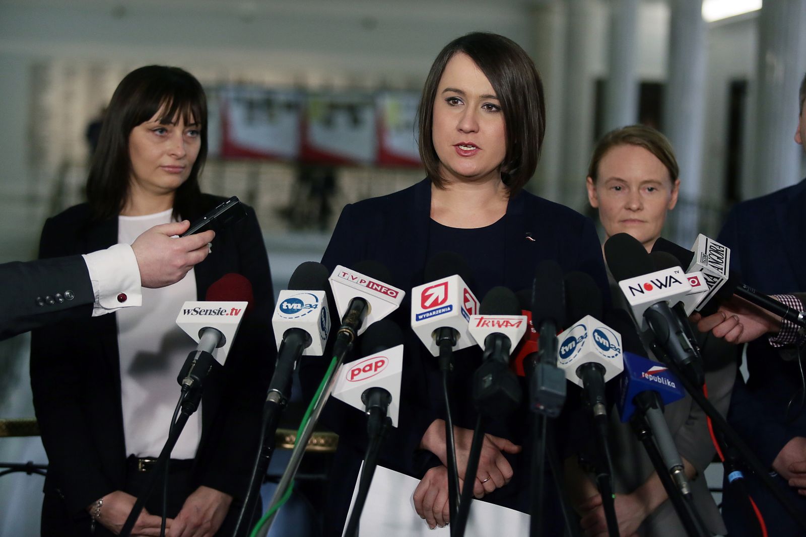 Założycielki koła Republikanie: Małgorzata Janowska, Anna Siarkowska, Magdalena Błeńska