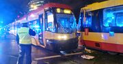 Zderzenie tramwajów w Warszawie. Utrudnienia w kursowaniu 9 linii