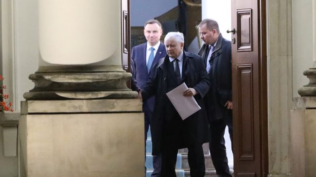 Prezydent Andrzej Duda po raz czwarty spotkał się z prezesem PiS ws. reformy wymiaru sprawiedliwości