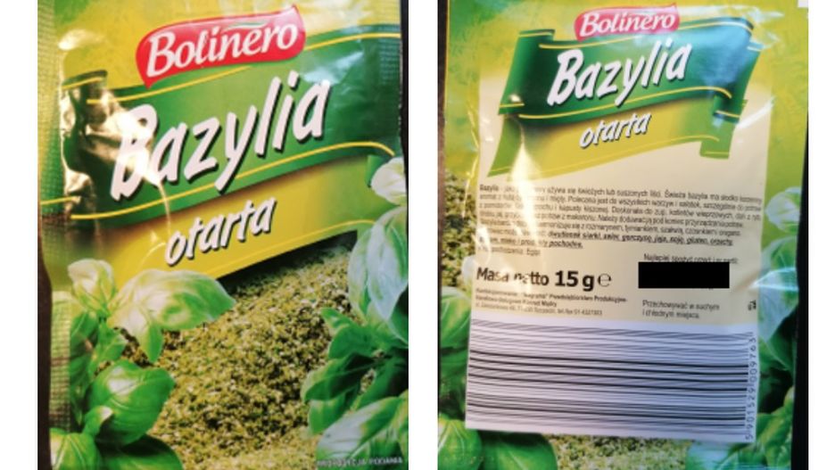 Klienci nie powinni spożywać tej bazylii