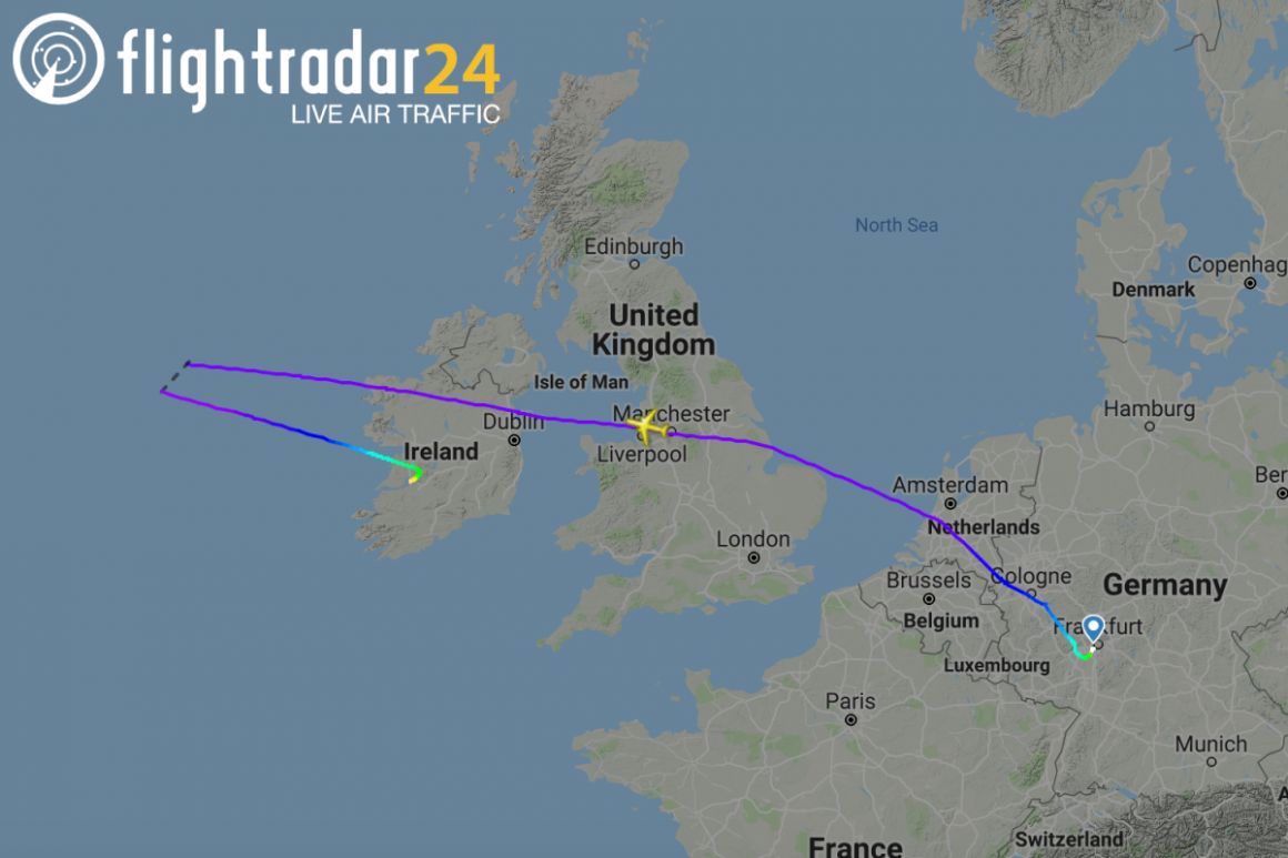 Samolot lecący z Niemiec do Meksyku lądował awaryjnie w Irlandii 