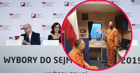 Wybory parlamentarne 2019. Komisje wyborcze pracują nawet na platformach wydobywczych