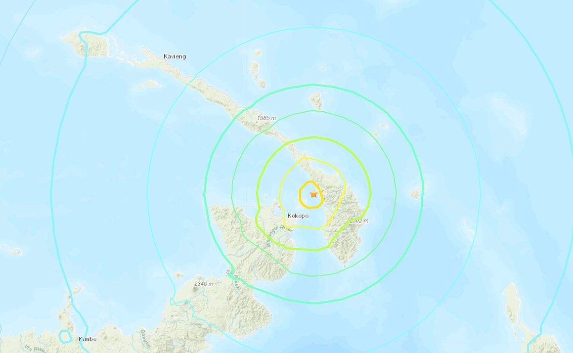 Papua - Nowa Gwinea: silne trzęsienie ziemi. Ostrzeżenie przed tsunami