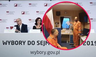 Wybory parlamentarne 2019. Komisje wyborcze pracują nawet na platformach wydobywczych