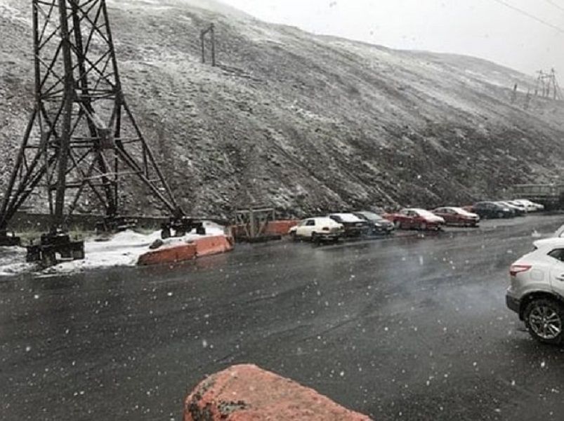 Śnieg spadł w Norylsku. Nawet Rosjanie byli zdumieni