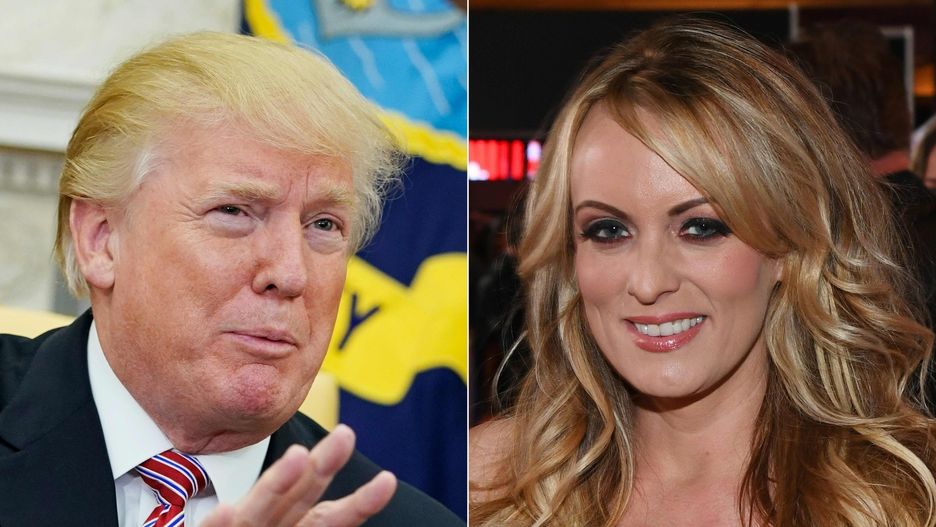 Prezydent Donald Trump i gwiazda porno Stormy Daniels