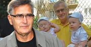Olgierd Łukaszewicz zastępuje ojca dzieciom 60-letniej aktorki, która urodziła bliźnięta