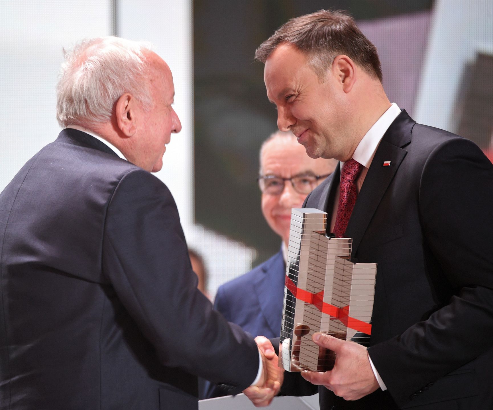 Zbigniew Grycan i Andrzej Duda w trakcie 3. edycji Kongresu 590 w Jasionce