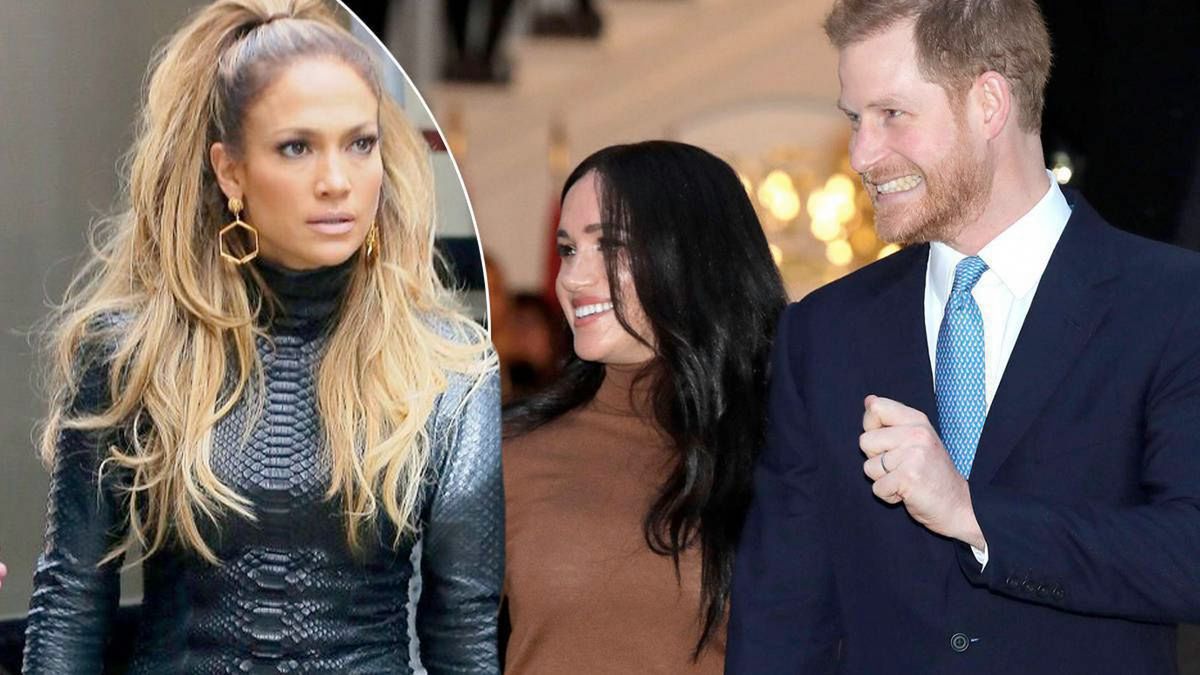 Jennifer Lopez spotkała się z Harrym i Meghan