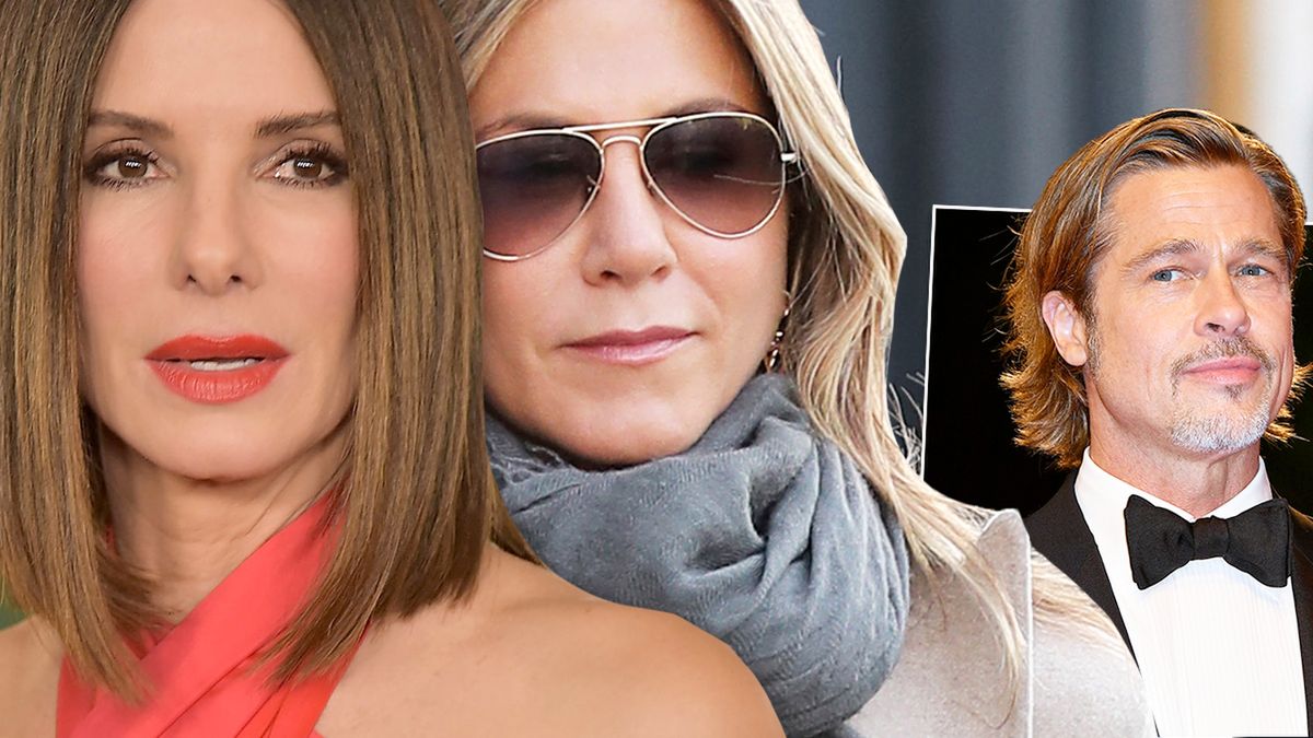 Przyjaźń Jennifer Aniston i Sandry Bullock wisi na włosku. Wszystko przez Brada Pitta