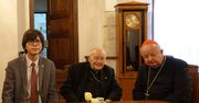 Edmund Janniger na spotkaniu z kard. Stanisławem Dziwiszem. Dowiedzieliśmy się co tam robił