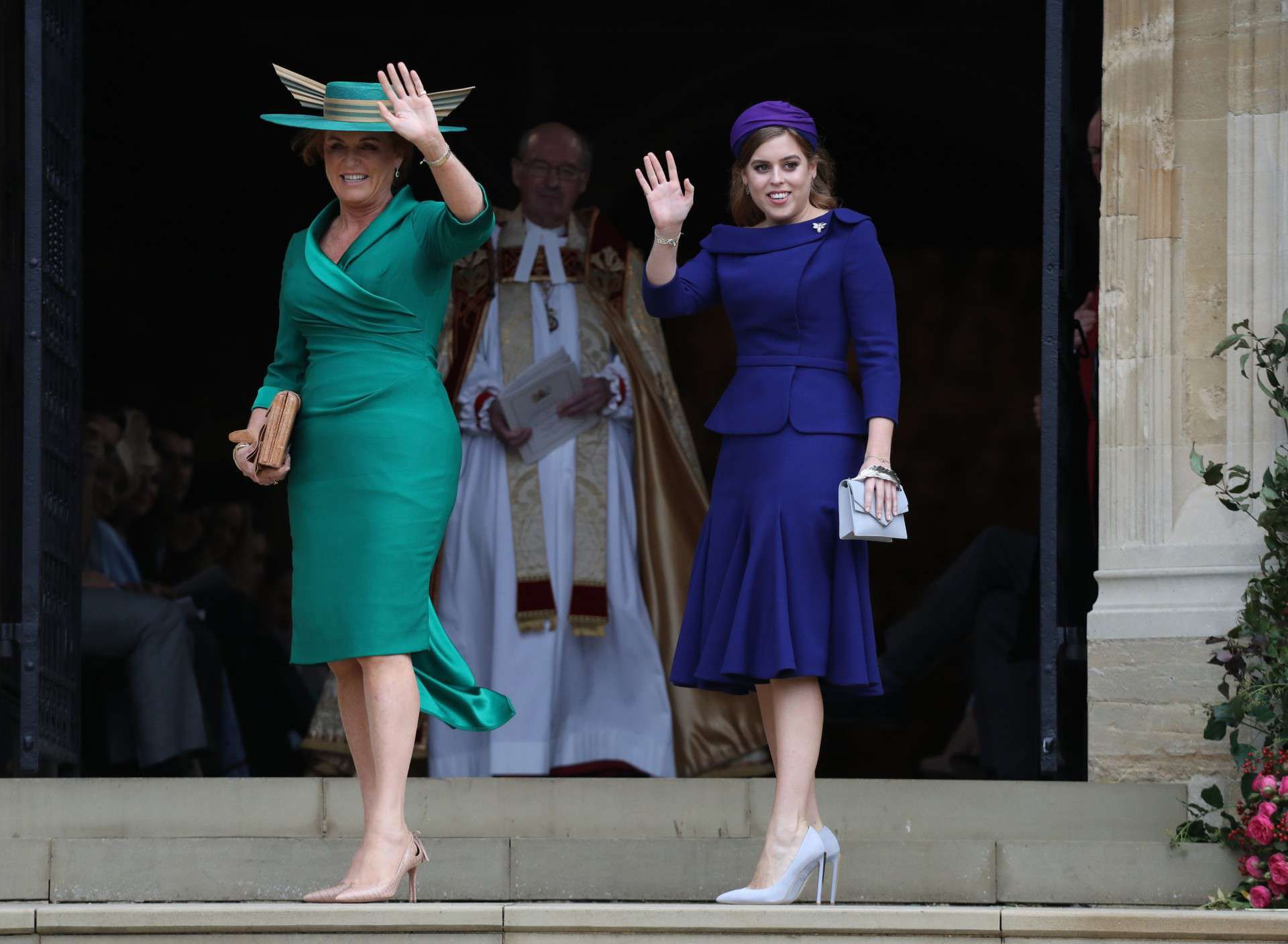 Księżniczka Beatrice i Sarah Ferguson – ślub księżniczki Eugenii i Jacka Brooksbanka