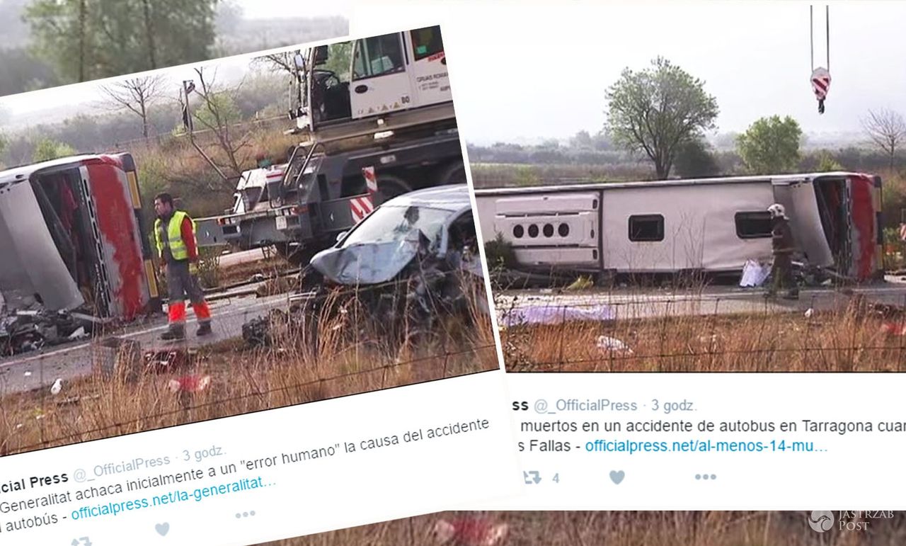 Hiszpania: tragiczny wypadek autokaru ze studentami z Erasmusa. Zginęło 14 osób, wśród rannych jest Polak