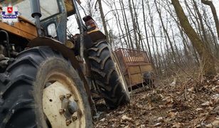 Chciał tylko uruchomić maszynę. Przejechał go własny ciągnik