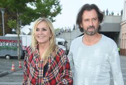 62-letnia Olejnik pokazała nogi na meczu. Bawiła się wraz z ukochanym