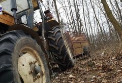 Chciał tylko uruchomić maszynę. Przejechał go własny ciągnik