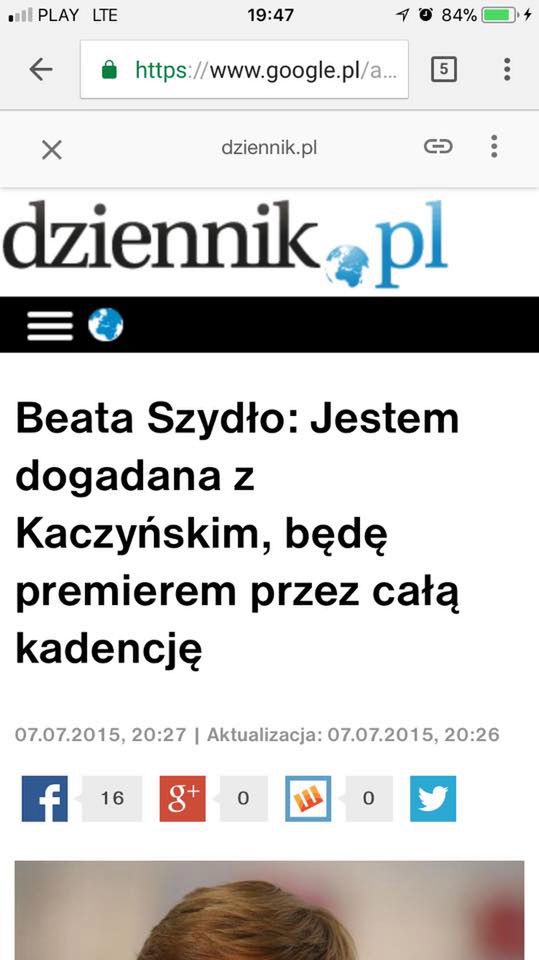 W 2015 roku Beata Szydło zapewniała, że nie zrezygnuje ze stanowiska 