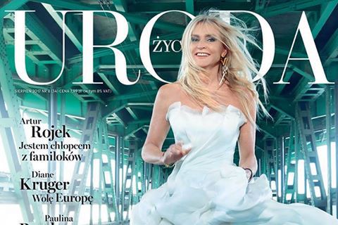 Monika Olejnik w sukni ślubnej na okładce magazynu!