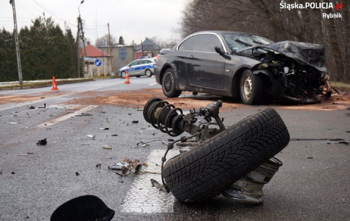 Rybnik. Kierowca BMW popełnił samobójstwo dzień po spowodowaniu wypadku 