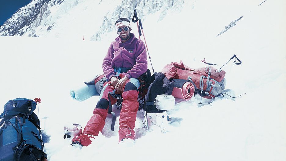 Debiut w górach najwyższych. W obozie czwartym pod Gasherbrum II, 1990.