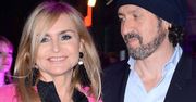 Monika Olejnik na pokaz Dawida Wolińskiego wybrała rzeczy z najnowszej kolekcji znanej sieciówki. A do nich markową torebkę