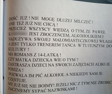 Afera pedofilska w Słupsku. To ona dostała anonim. "Dzisiaj postąpiłabym inaczej"