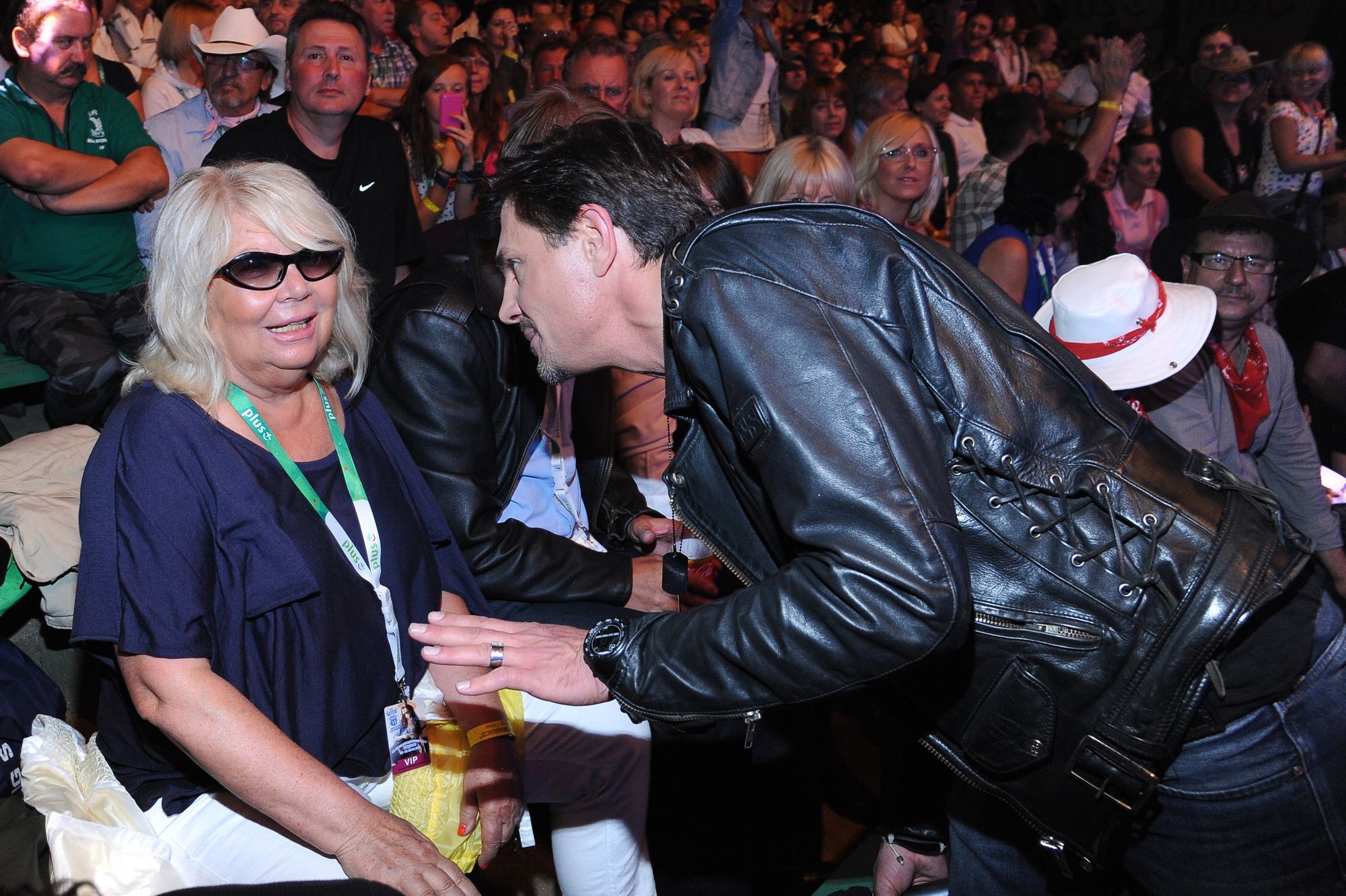 Nina Terentiew i Krzysztof Ibisz