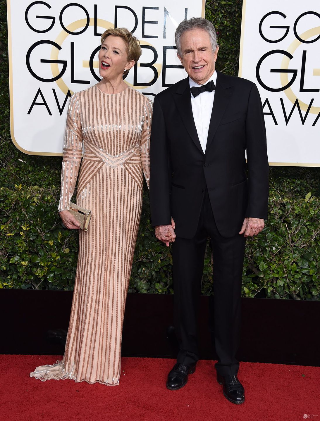 Warren Beatty i Annette Bening - Złote Globy 2017