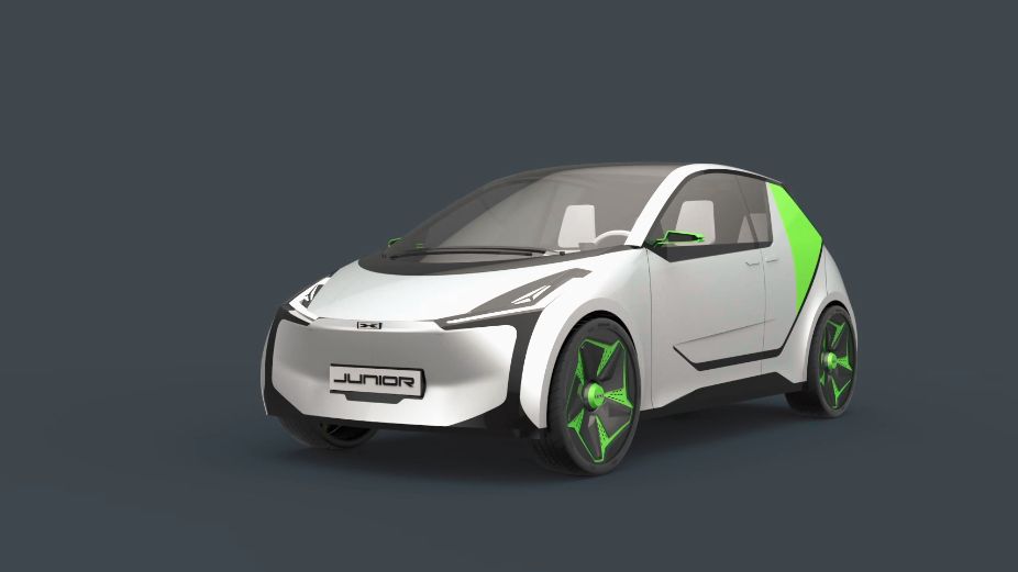 Samochód Junior Łukasza Myszyńskiego, jednego z laureatów konkursu na projekt polskiego samochodu elektrycznego