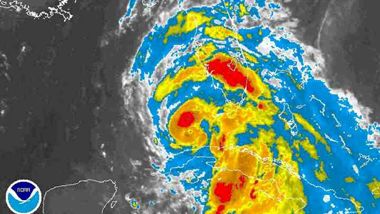 Zdjęcie satelitarne huraganu Dennis