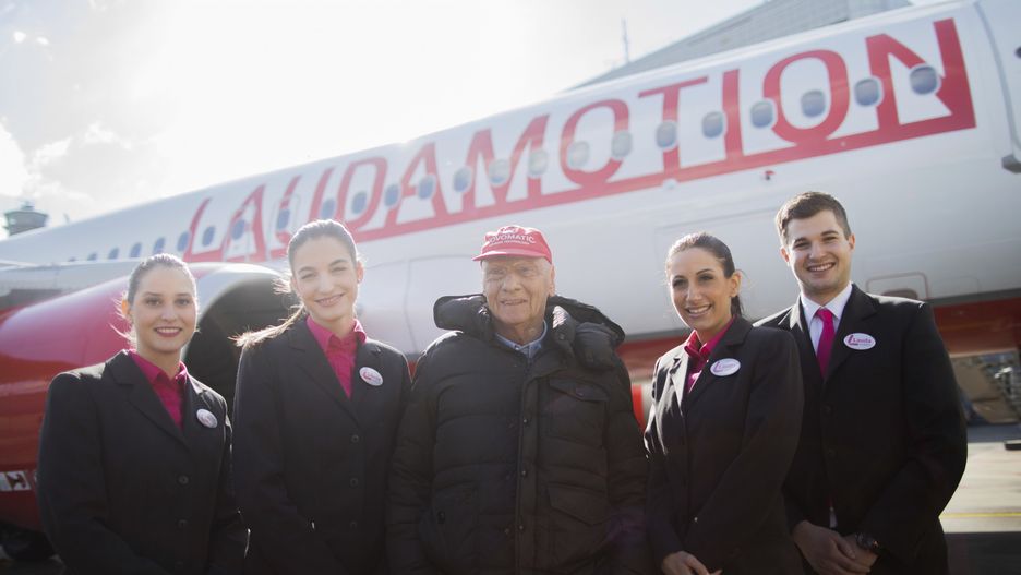 Linie lotnicze Laudamotion od 2020 r, będą latać do Modlina. Szefem linii był legendarny kierowca F1 Niki Lauda (zdjęcie z 2018 r.)