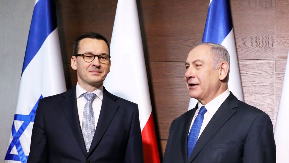 Mateusz Morawiecki i Benjamin Netanjahu