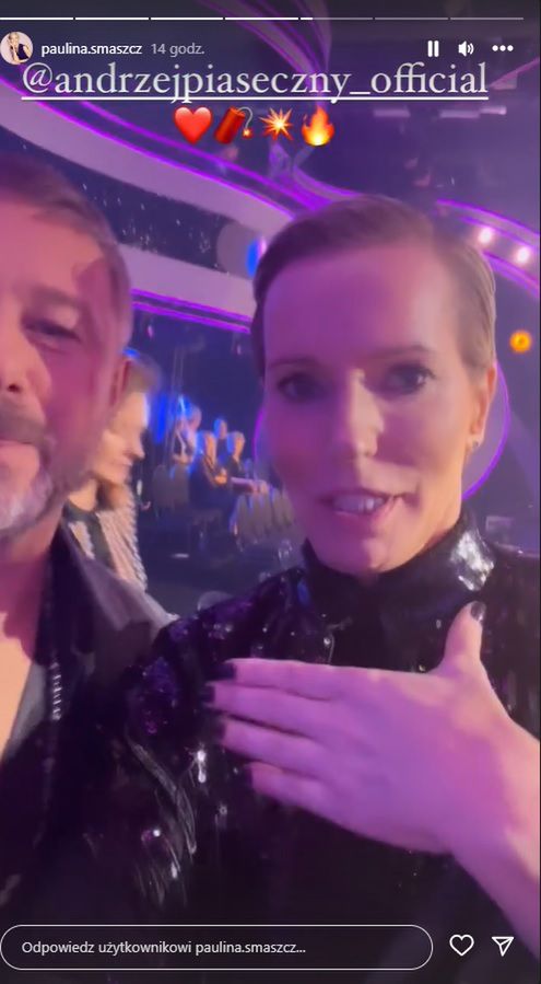 Paulina Smaszcz-Kurzajewska i Andrzej Piaseczny
