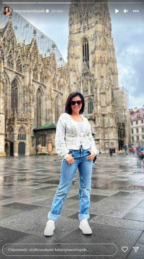 Kasia Cichopek w Wiedniu