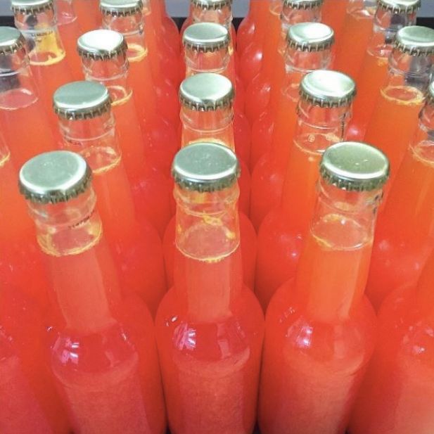 Drinki gazowane z pomarańczy, kardamonu, herbaty, lawendy i cytryny.