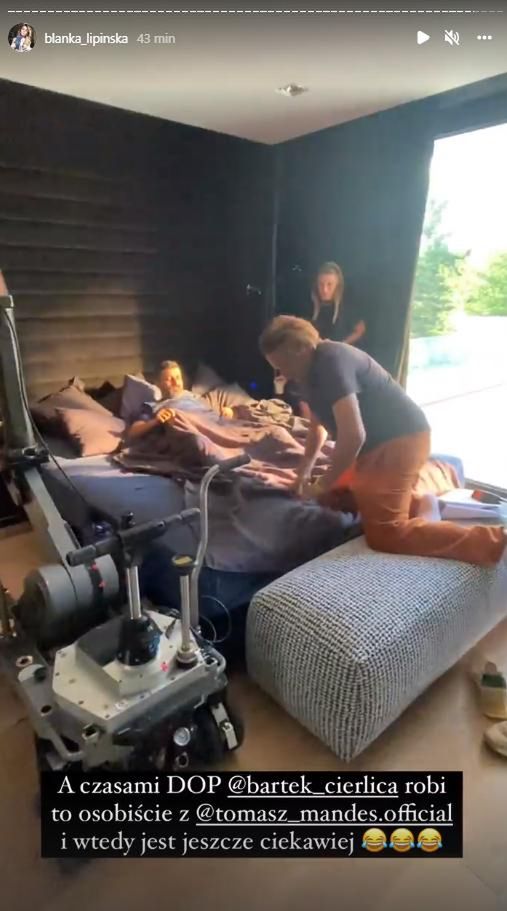 Blanka Lipińska pokazała próby przed sceną seksu