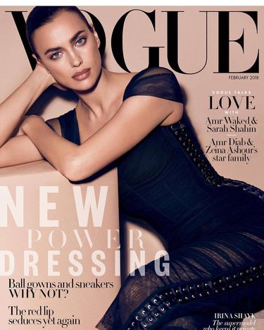 Irina Shayk na okładce Vogue Arabia