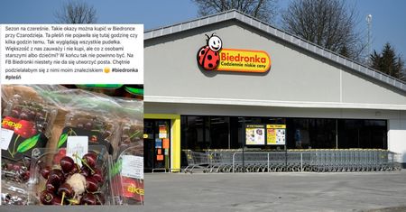 Czereśnie z pleśnią w Biedronce. Sieć wyjaśnia