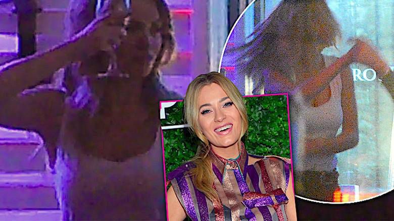 Marcelina Zawadzka imprezuje w greckiej restauracji