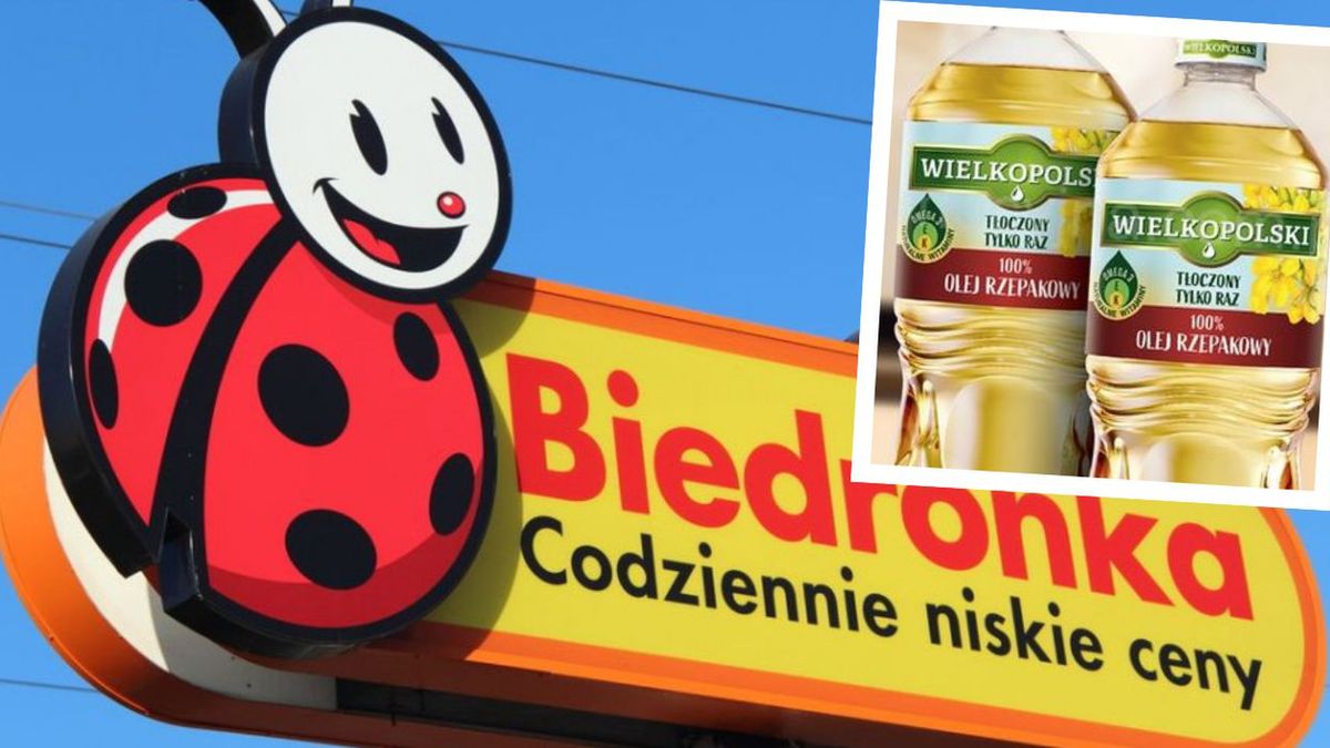 Promocja na olej- Pyszności/ źródło: Biedronka