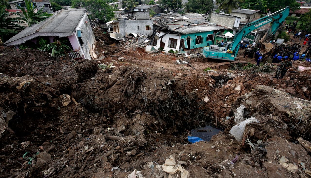 Sri Lanka: gigantyczne osuwisko śmieci. Co najmniej 19 osób nie żyje