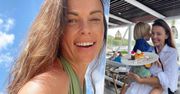 Katarzyna Glinka świętuje 3. urodziny synka w tropikach. Takiego "Sto lat!" i tortu można pozazdrościć małemu Leo