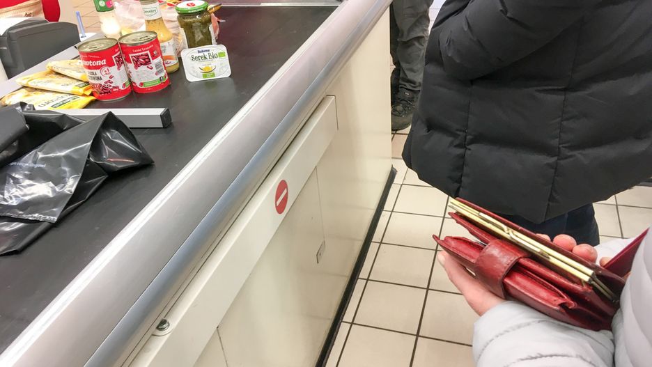 Agnieszka zrobiła zakupy emerytce